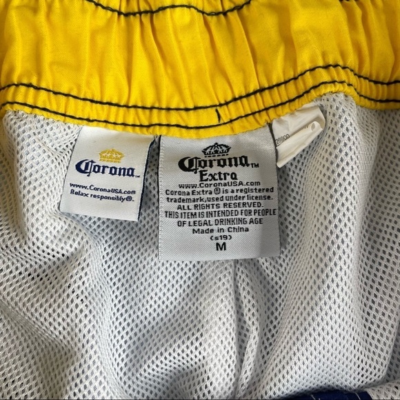 Corona Beach Scene Mens Swim Trunks Medium - Picture 3 of 4